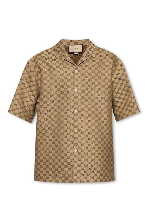 gucci monogram shirt|Gucci monogram print.